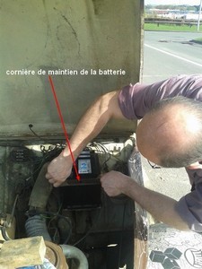 2cv demonter la batterie deuche